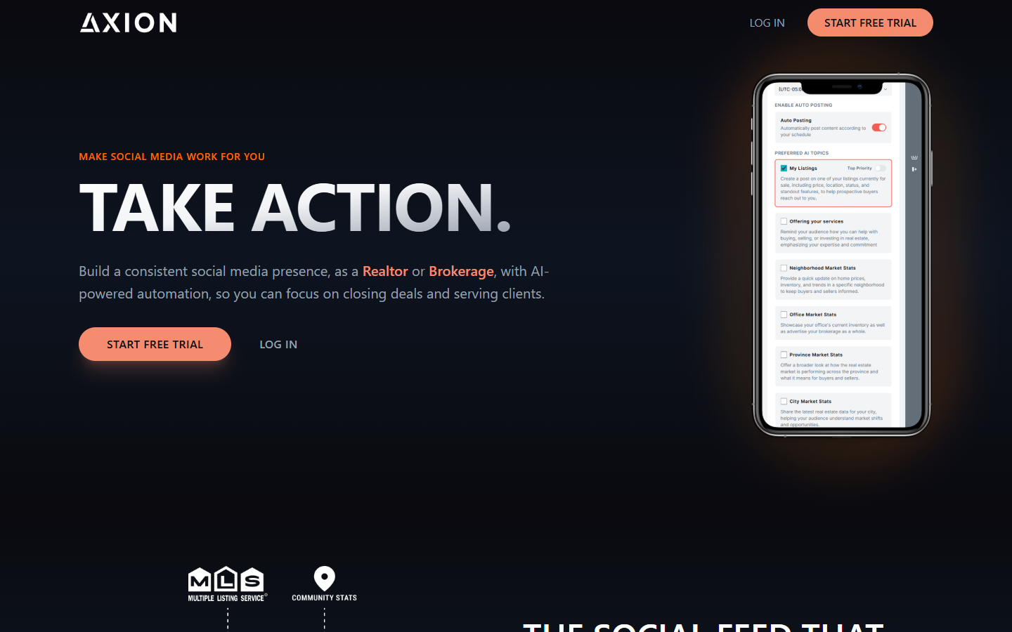 Axion screenshot