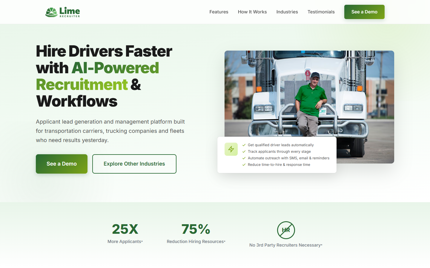 Lime Recruiter screenshot