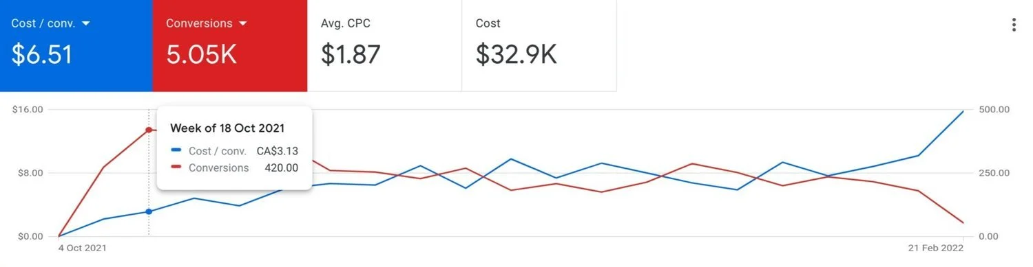 Stop wasting ad budget. advertise for the conversion.